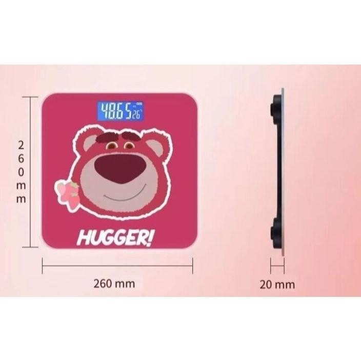 () Timbangan Badan Motif Lotso - Timbangan Badan Motif - Timbangan Badan Karakter Lucu - Timbangan B