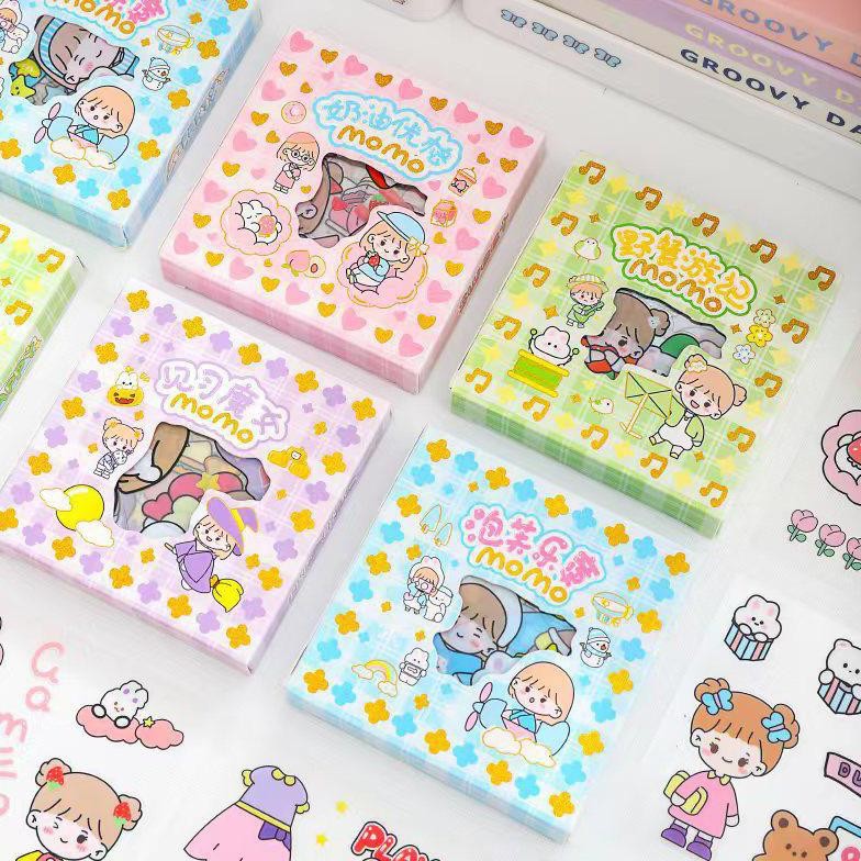 

JoeraganlapakStiker Nono Mini Isi 100 Lembar Ukuran Sticker 8X8Cm Square Tempelan Lucu Hiasan Best Seller