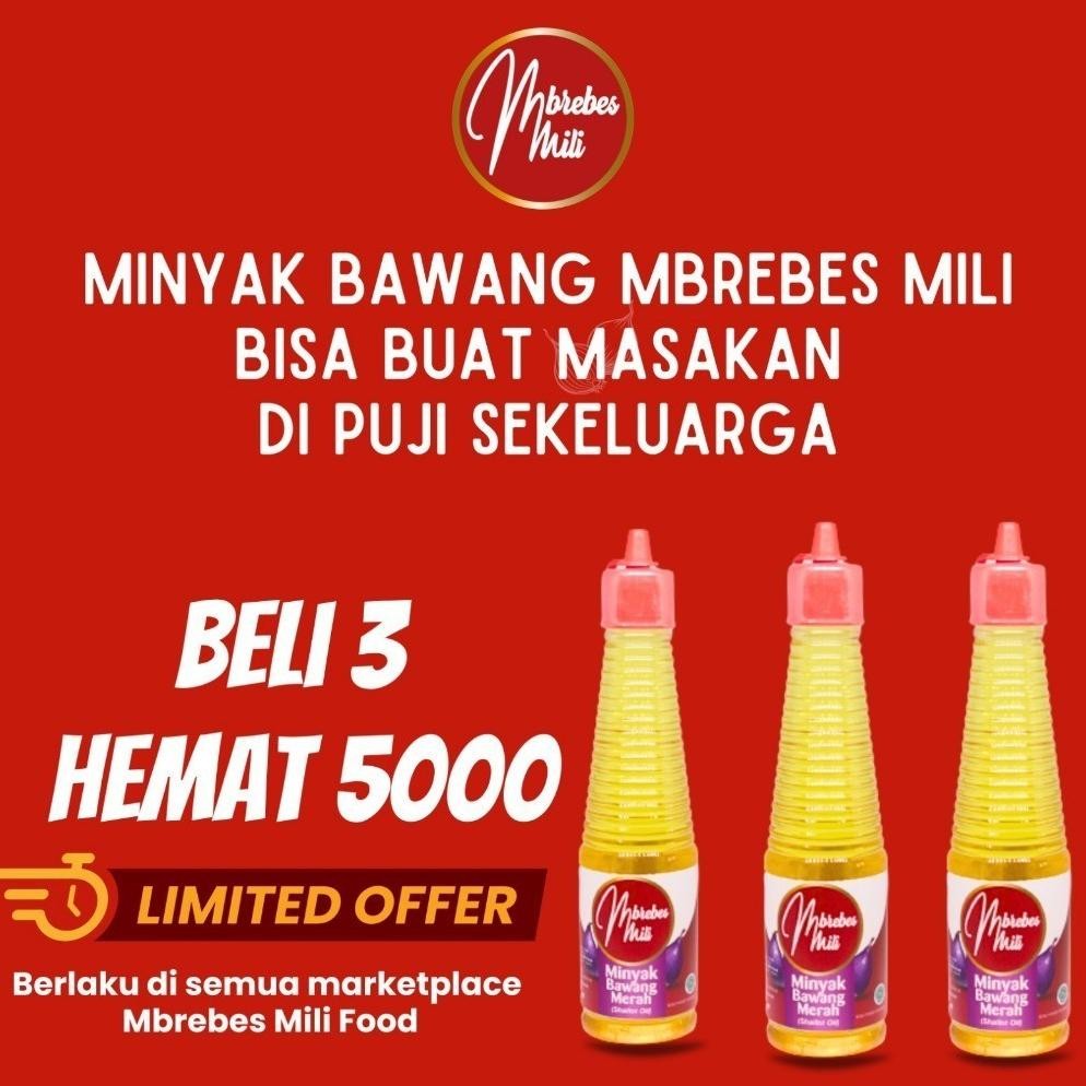 

Paket Hemat Minyak Bawang Merah 140ml isi 3 RB10