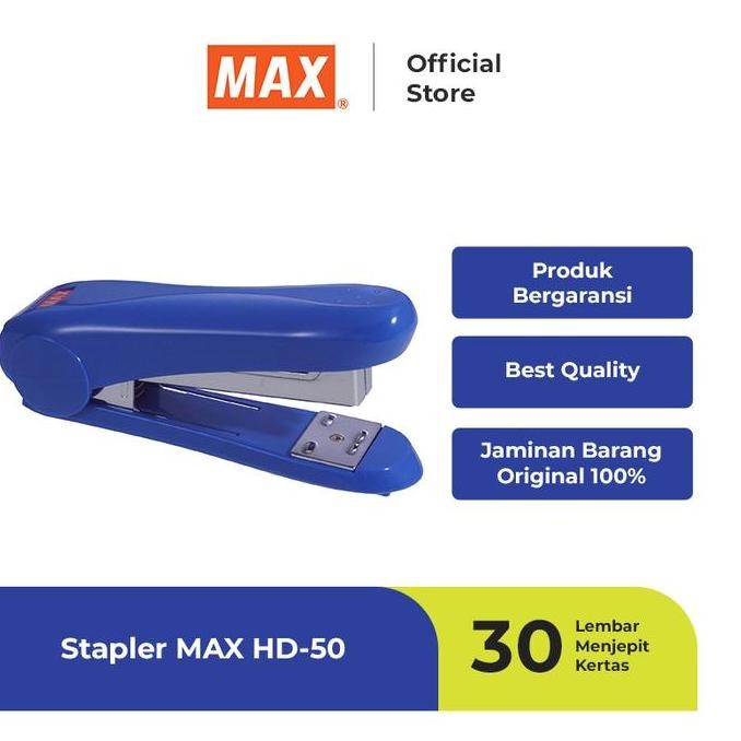 

STAPLER MAX HD 50 + ISI STAPLER 3-1 M 2 PCS