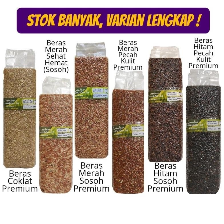 

Beras Merah Pecah Kulit 1 Kg Kemasan Vakum Lumbung Tampomas RB10