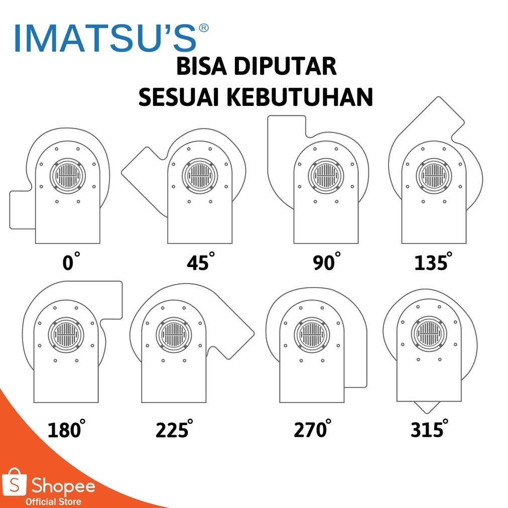BLOWER KEONG / Centrifugal Fan PP Plastik 8" Blower Keong Blower Lemari Asam