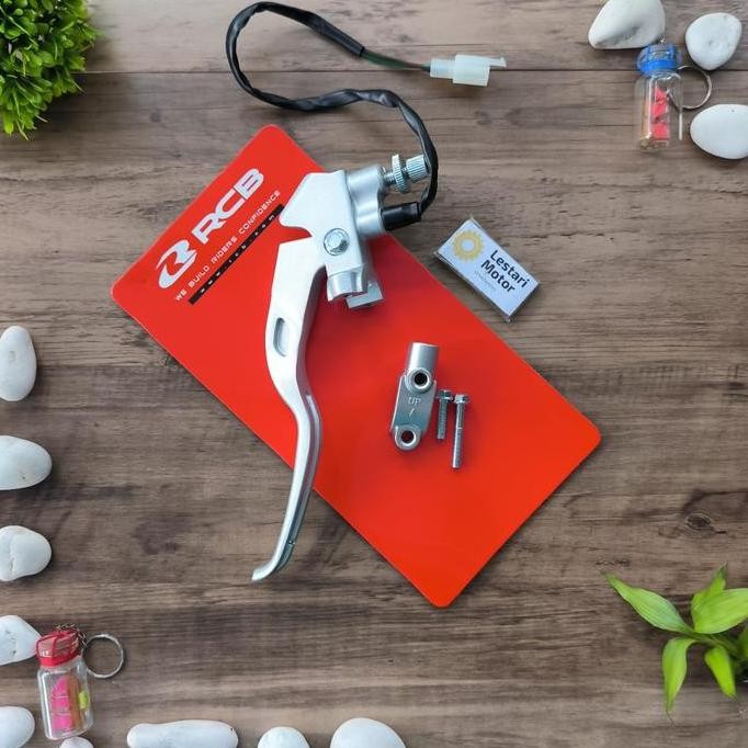 HANDEL HANDLE TUAS KOPLING E2 REM KIRI MIO VARIO BEAT SILVER ORI ORIGINAL RCB ASLI