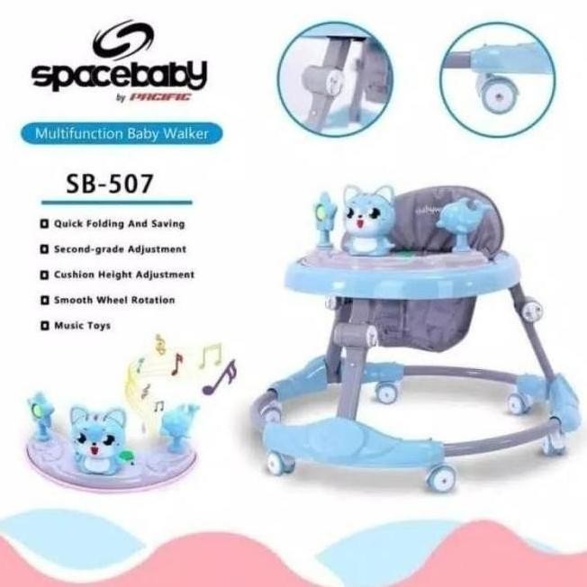 Baby Walker/Apollo/Alat Belajar Jalan Bayi Spacebaby Sb 511/Sb 512/Sb