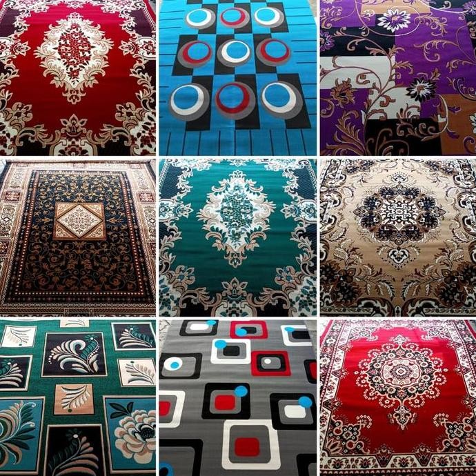 Karpet Permadani MODERNO 260x330 Minimalis Abstrak ukuran Super Jumbo