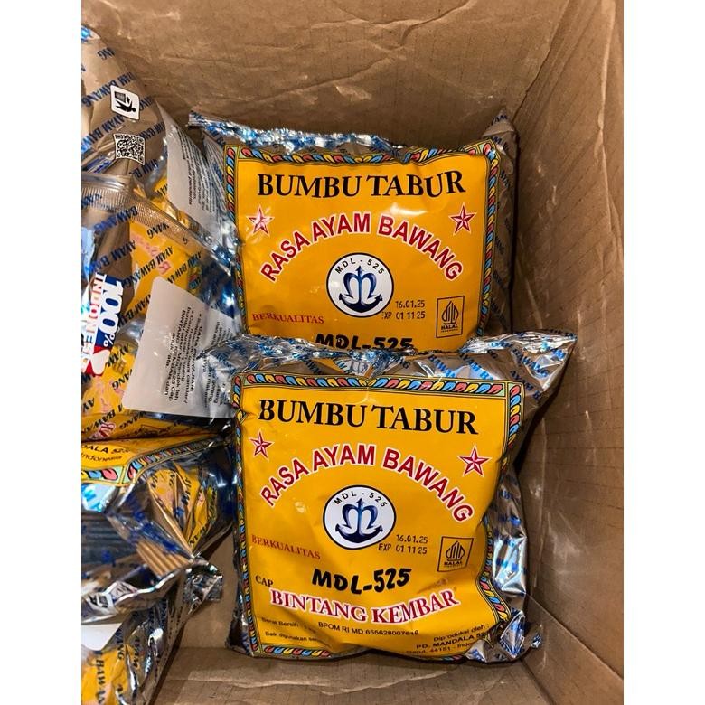 

Bumbu Tabur Rasa Ayam Bawang MDL-525 Asin Bintang Kembar 1kg RB10