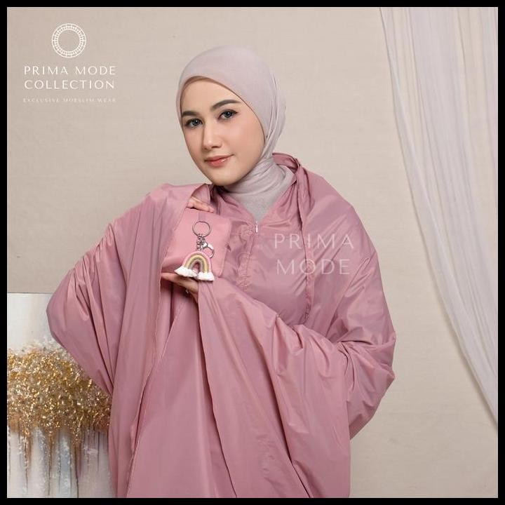 Terbaru Prima Mode - (Free Sajadah)Osaka Series Mukena 2In1 Mini Parasut Premium Travel Resleting Da