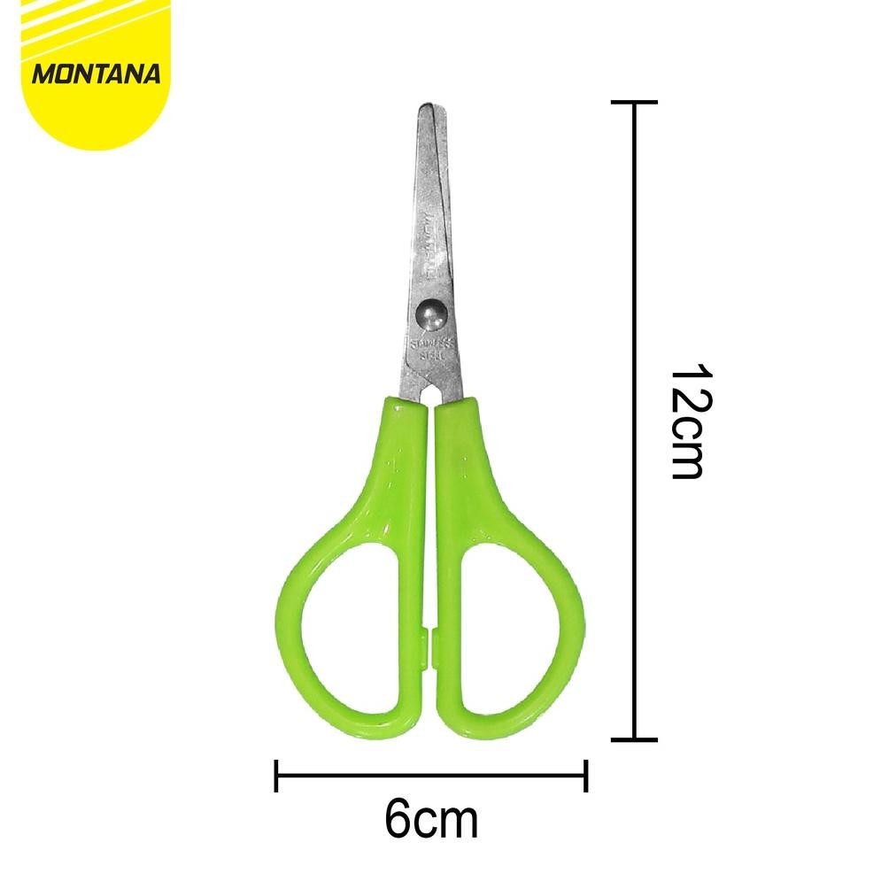 

MONTANA SCISSORS GUNTING STAINLESS STEEL 12 CM MULTIPURPOSE KUAT TAJAM ANTI KARAT STC-540/LUSIN