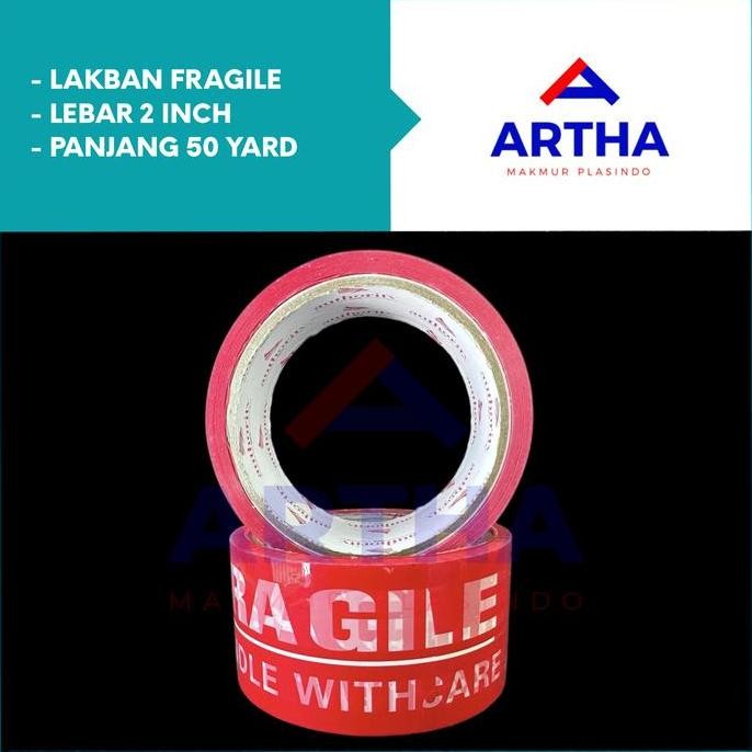 

Lakban Fragile 2 Inch X 50 Yard Co