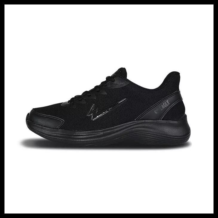 Sepatu Sekolah Eagle Atlas Original - Sneakers Lifestyle Eagle Hitam Terlaris
