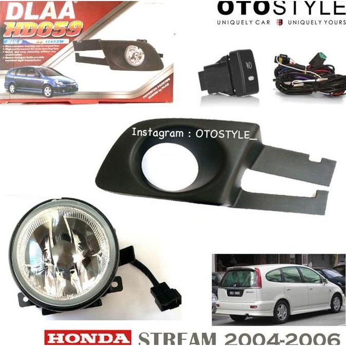 . Foglamp Honda STREAM 2004-2006 set Lengkap