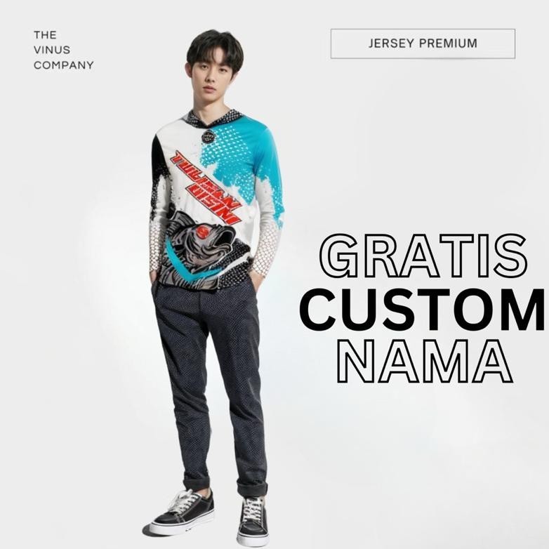 JERSEY BAJU MANCING PREMIUM BISA COSTUME. IKAN NILA SPECIAL JULI