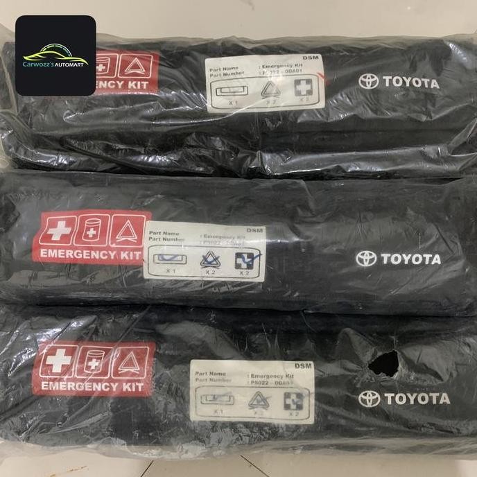 Berkualitas Tas Emergency Kit P3K Segitiga Pengaman TOYOTA MURAH