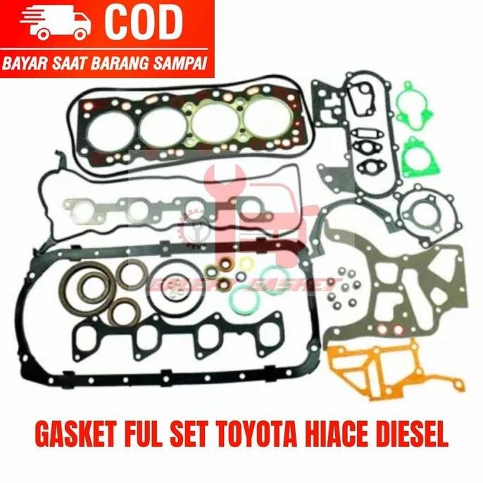 . PAKING FUL SET TOYOTA HIACE DIESEL LH11 GASKET SET HIACE DIESEL LH11