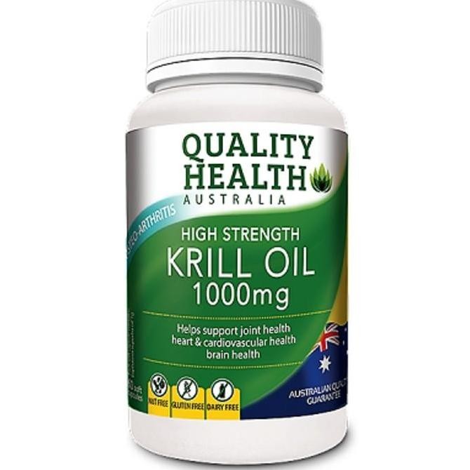 Quality Health Krill Oil 1000 Mg 60 Caps Fish Oil Original Produk
