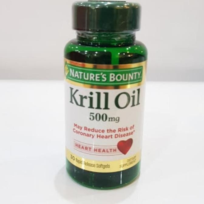 Nature'S Bounty Krill Oil Nature Bounty Krill Oil 500 Mg 500Mg 30 Cap Original Produk