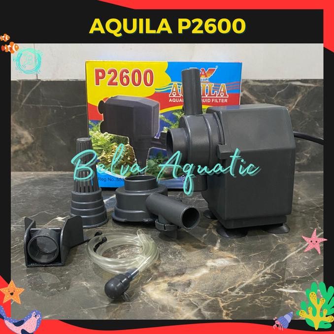 TERMURAH - AQUILA 2600 Pompa Celup Pompa Aquarium Pompa Hidroponik Aquila P-2600