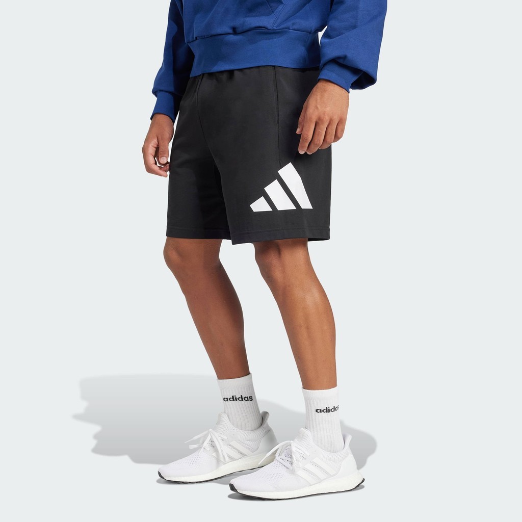 adidas Lifestyle Essentials Big Logo Single Jersey Shorts Men Black IS6909