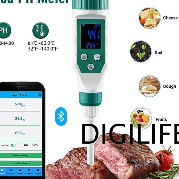 

Meat Ph Meter Daging Buah Makanan Food Acid Tester Sayur Fruit Tepung
