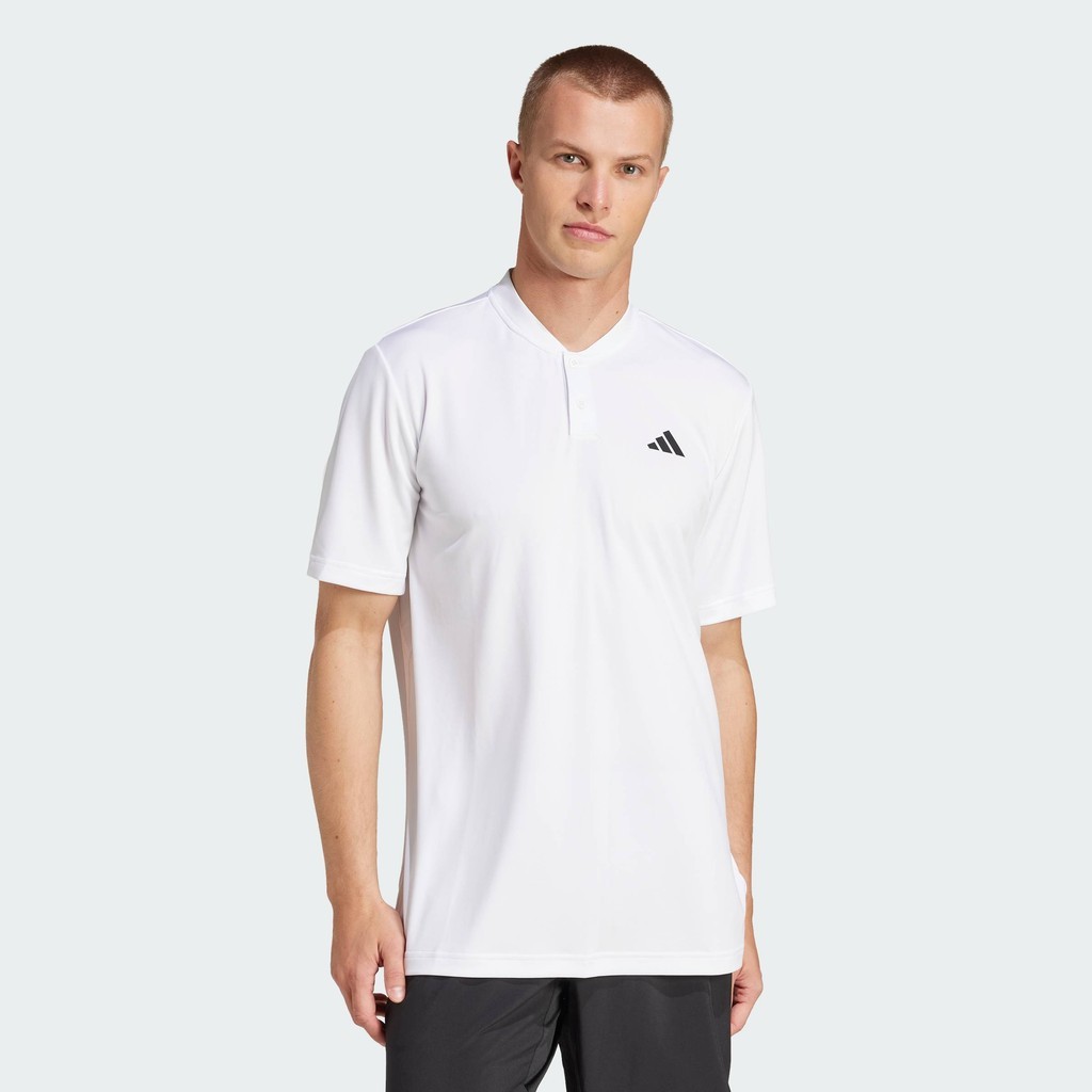 adidas Tennis Club Tennis Climacool Henley Shirt Men White JD8645