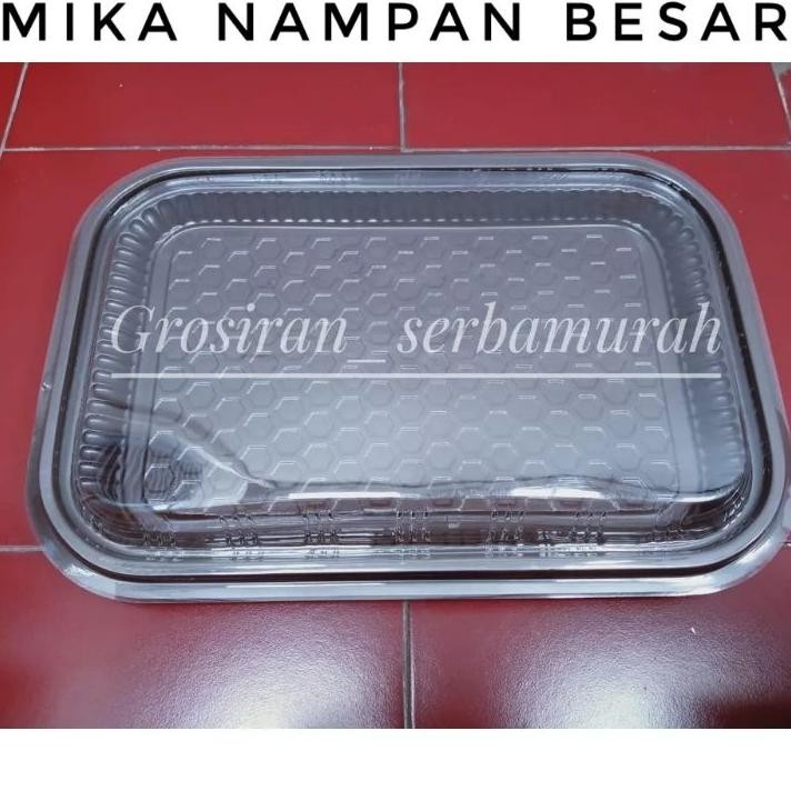 Mika Nampan Besar Tray Nampan Kue Besar Nampan Plastik Mika Isi 5 Set
