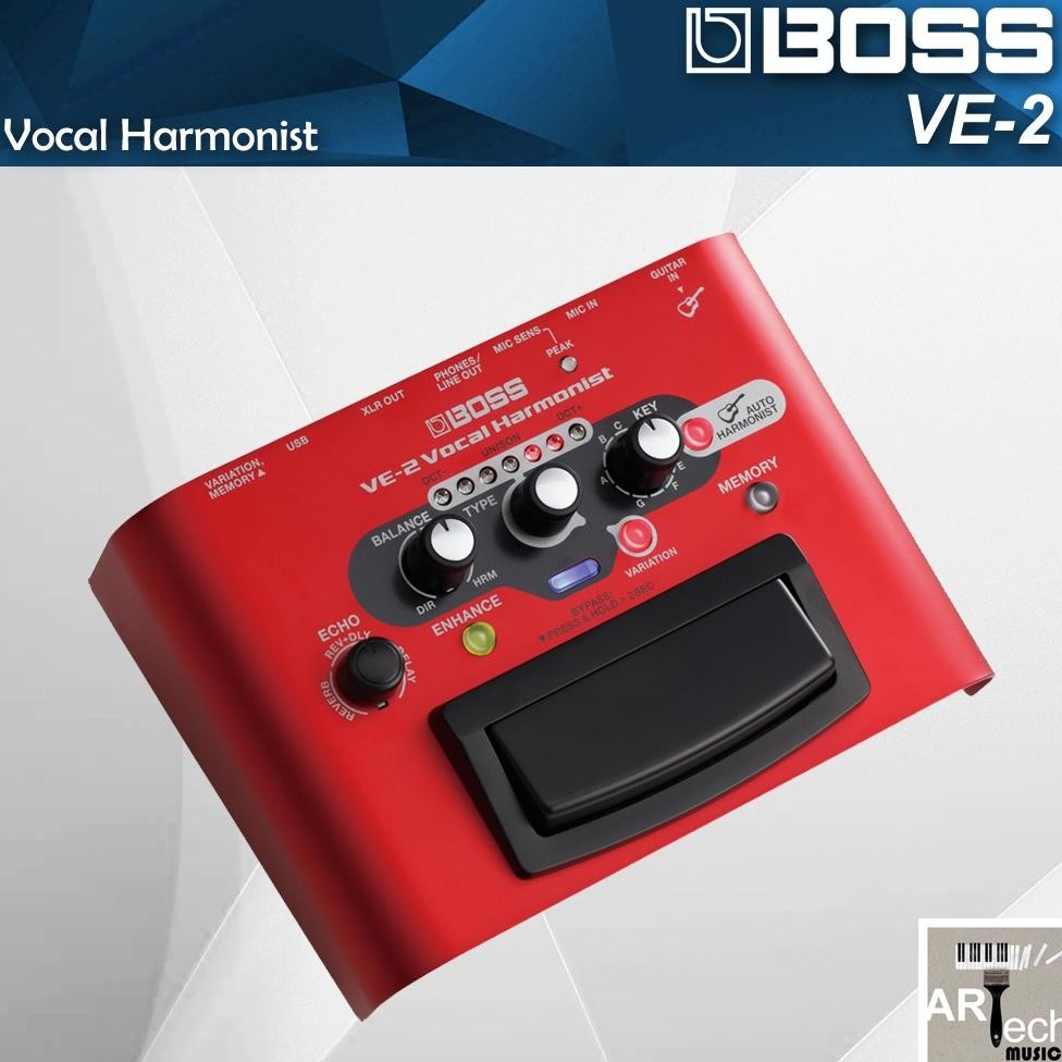 Boss VE-2 Vocal Harmonist + Adaptor / Efek Vokal VE2 / Effect VE 2 ZU11