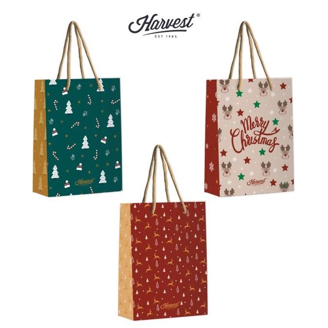

MINDU Paper Bag Natal / Christmas Harvest Rejoice Xmas (L) - Paket isi 3