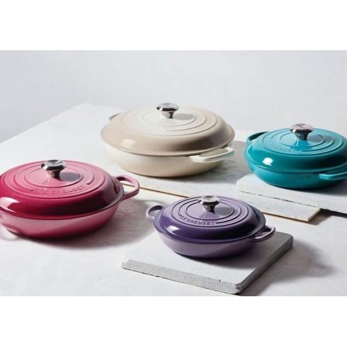 TERMURAH - Le creuset original BRAISER / CASSEROLE 26cm