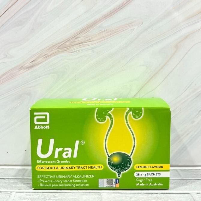 Ural Effervescent Granules - 28 sachet/Lemon