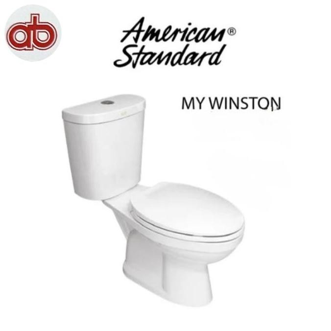 BEBAS ONGKIR - kloset closed duduk duoblok toilet AMERICAN STANDARD MY WINSTON TWOPIECE Putih