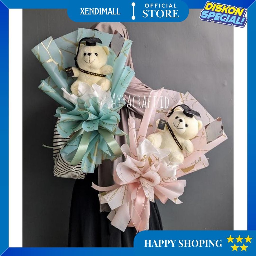 Ayyacraft.Id Buket Beruang Lucu Buket Beruang Wisuda Buket Sempro Buket Kompre Buket Ultah Buket Ann