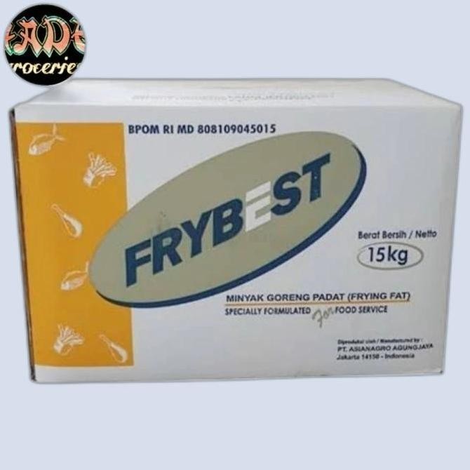 

TERLARIS - FRYBEST MINYAK GORENG PADAT BEKU 15KG THE BEST FRAYING FAT DEEP OIL SPECIALLY FORMULATED FOR FOOD
