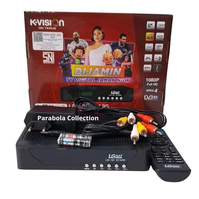 TERBARU - Receiver Parabola Lgsat Stars MNC GROUP - RCTI k  vision  receiver
