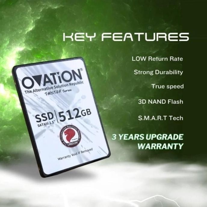 NEW OVATION SSD SATA 128GB 256GB 512GB 1TB 2.5" SATA III Internal SSD SATA3
