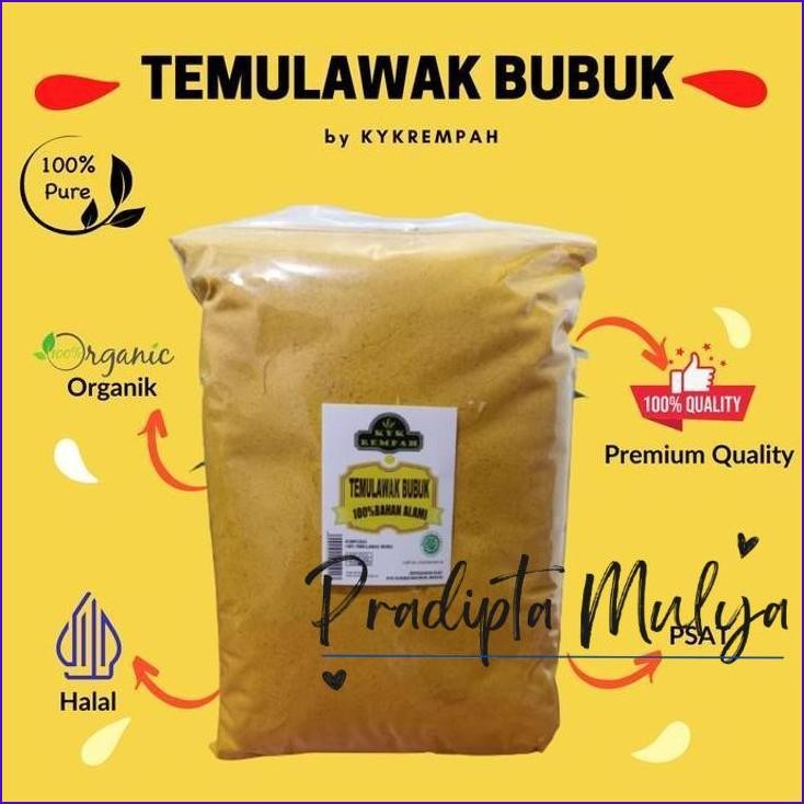 

Masih Ready (Bakulan) Temulawak Bubuk/100% Murni Tanpa Campuran