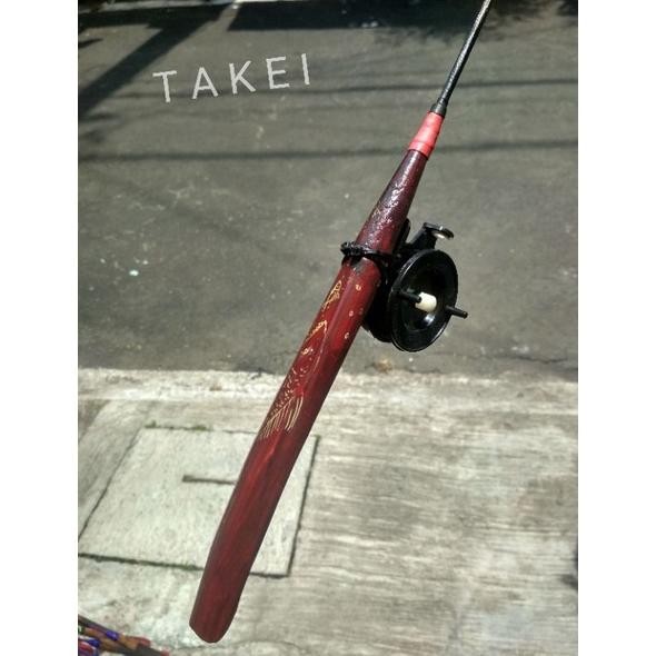 Ll_12 Set Joran Wader Kuat Lentur ,Takei Pancing Microfishing N-132