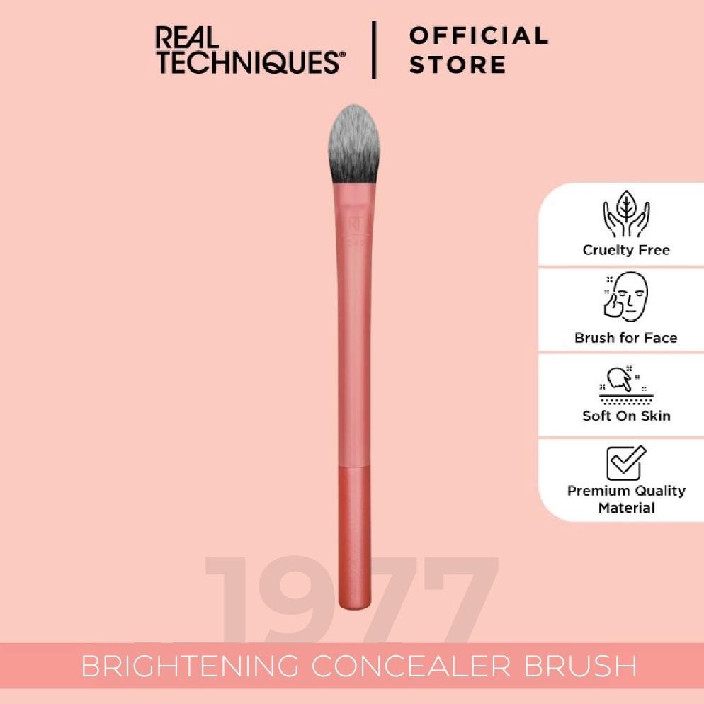 

baru real techniques kuas concealer original - brush makeup wajah