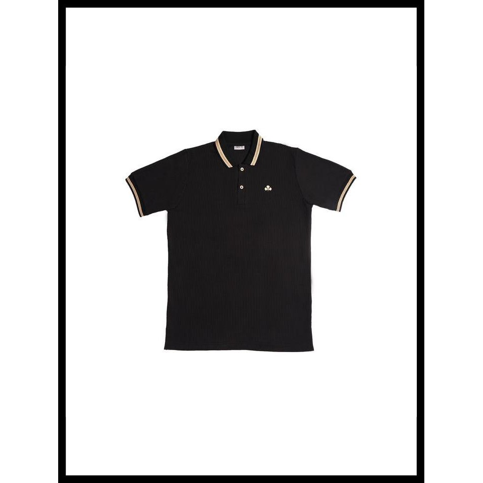 Black Polo Shirt - Club Of Five Terlaris