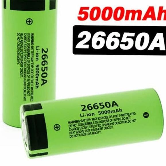 baru BATTERY 26650 26650A BATRE BATERAI PANASONIC 5000MAH