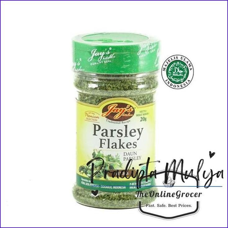 

New..!! Jay'S Parsley Flakes/Daun Parsley Premium 20Gr