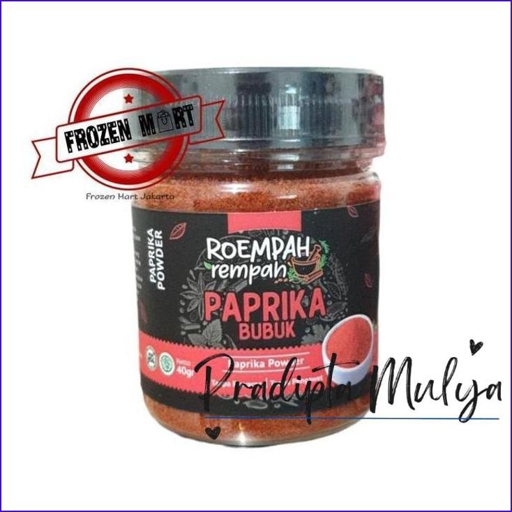 

Langsung Di Co Roempah Rempah Paprika Bubuk / Bubuk Paprika / Paprika Powder 40Gr