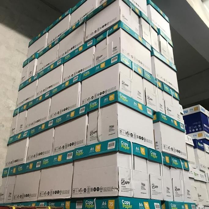 

TERLARIS - KERTAS HVS A4 / F4 75 GR COPY PAPER ( isi 5 rim)