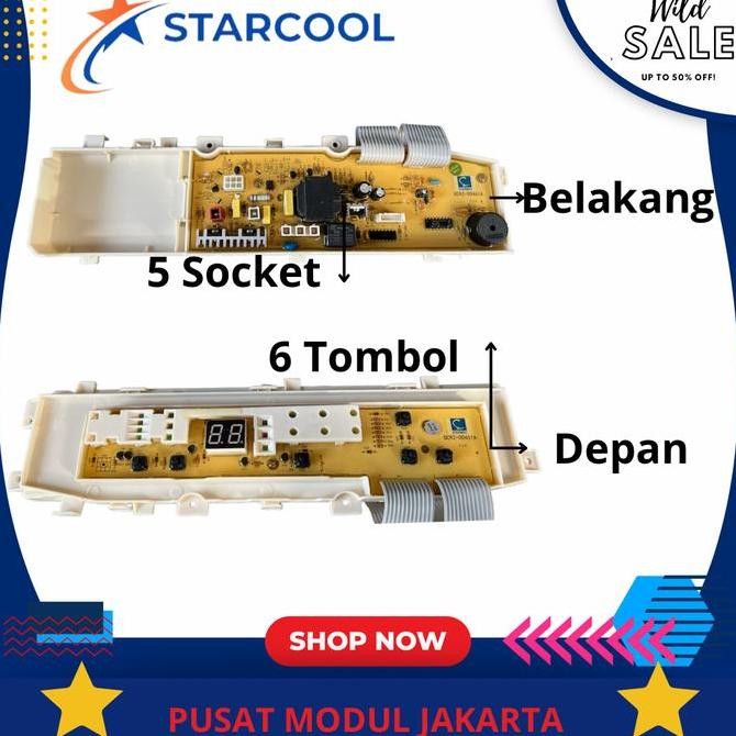 modul pcb mesin cuci samsung WA70U3 WA80U3 WA85U3 WA90U3
