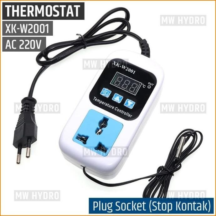 [Expert] Temperature Controller, Thermostat with Switch, Stop Kontak, XK-W2001
