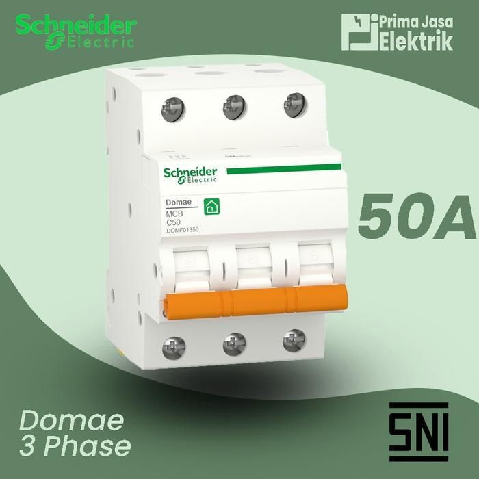 Mcb Schneider 3 Phase 50A 63A Original Dan Terpercaya