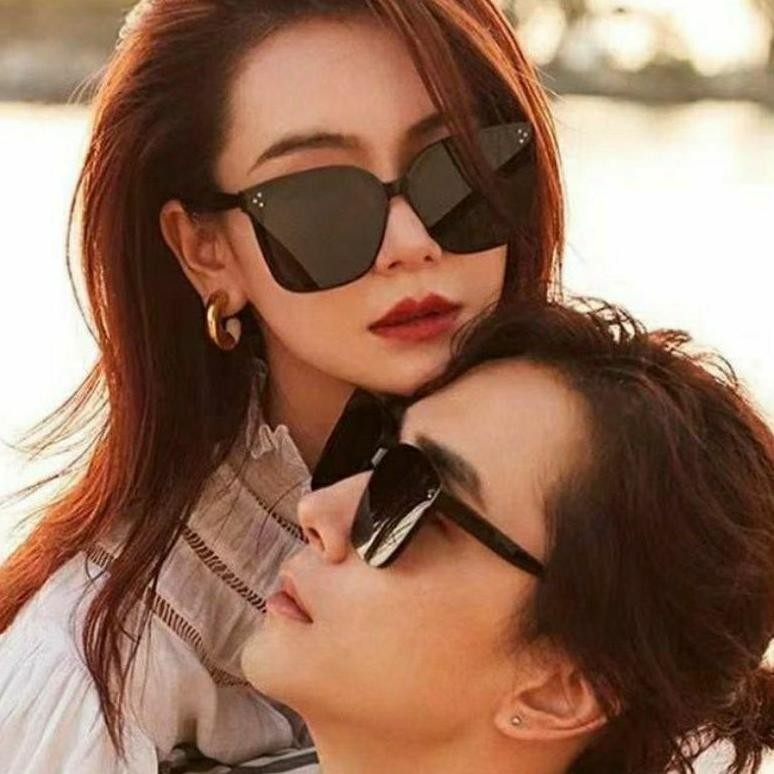 Kacamata Hitam Kekinian Fashion Hits Korea Murah Blink Pantai Motoran Anti Debu Plastik Stok Baru