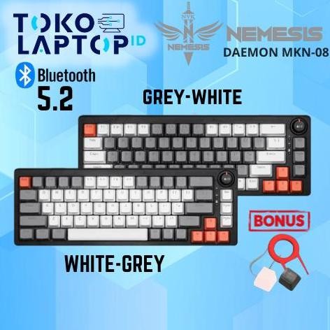 NYK Nemesis Daemon MKN08 / MKN-08 Wireless Mechanical Keyboard Gaming