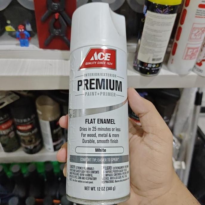 ACE Cat Semprot flat white enamel cat