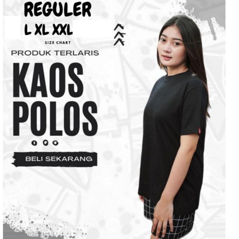 Promo Kaos Polos Murah Hitam Marun Kuning Kuning Mustard .L Xl Xxl. Jumbo