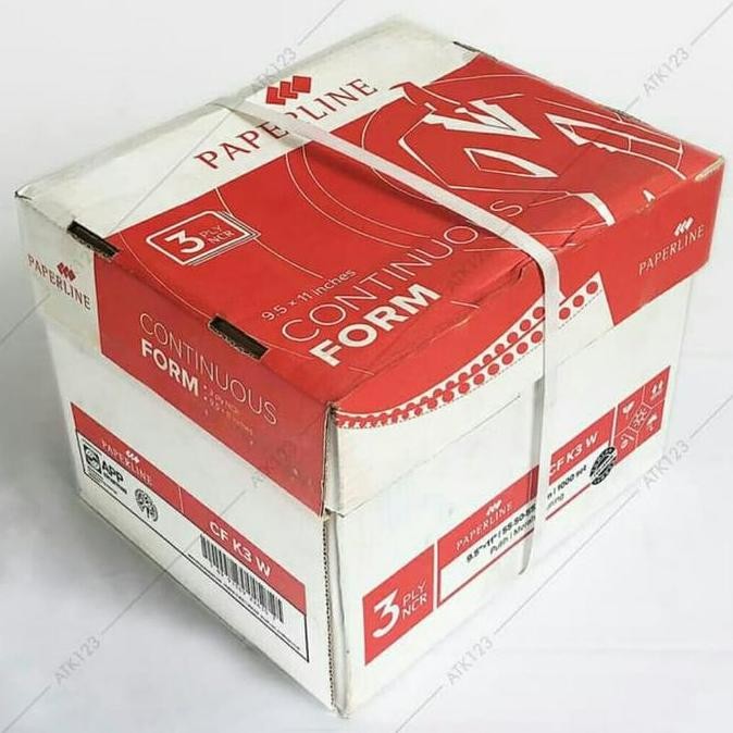 

SINAR DUNIA CONTINUOUS FORM 9 1/2 X 11 3 PLY (K3) / KERTAS KOMPUTER